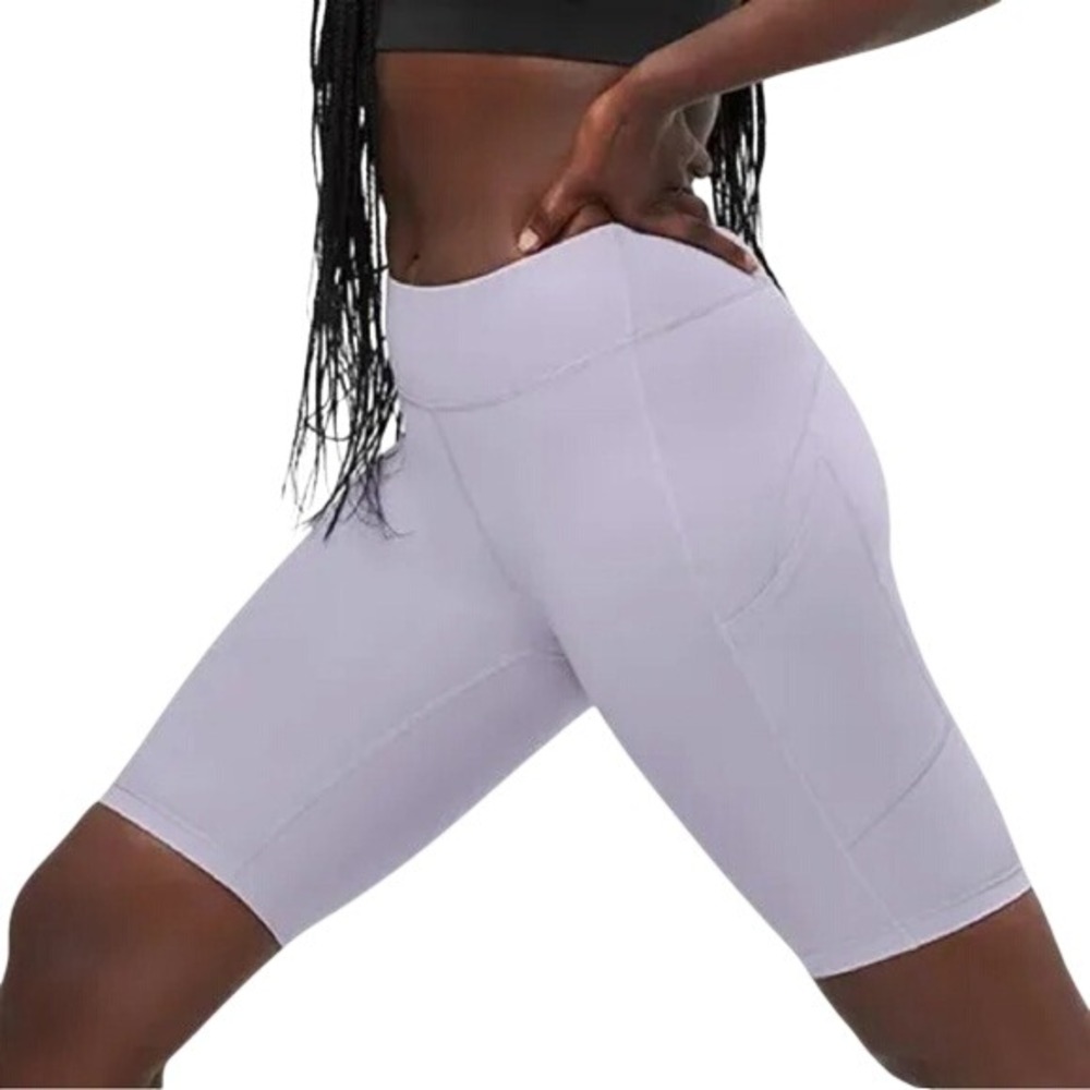 Outdoor Voices Zoom 10" Shorts Earl Grey High Rise Biker Shorts XS New‎